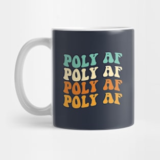 Polyamory Gift Poly Gift Pride Gift Poly AF Mug